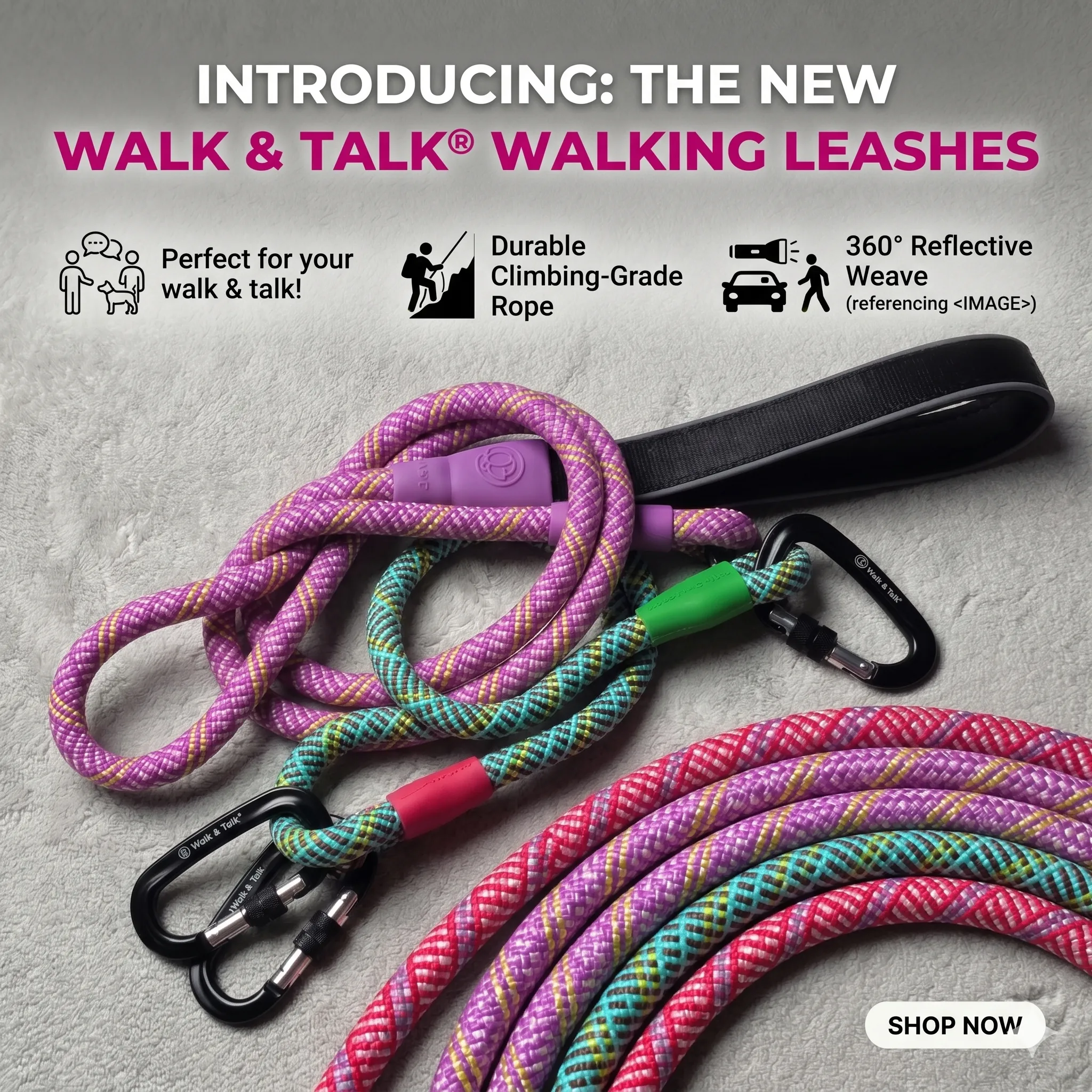 Walk & Talk®️ | Kinetic Series Dog Walking Leash