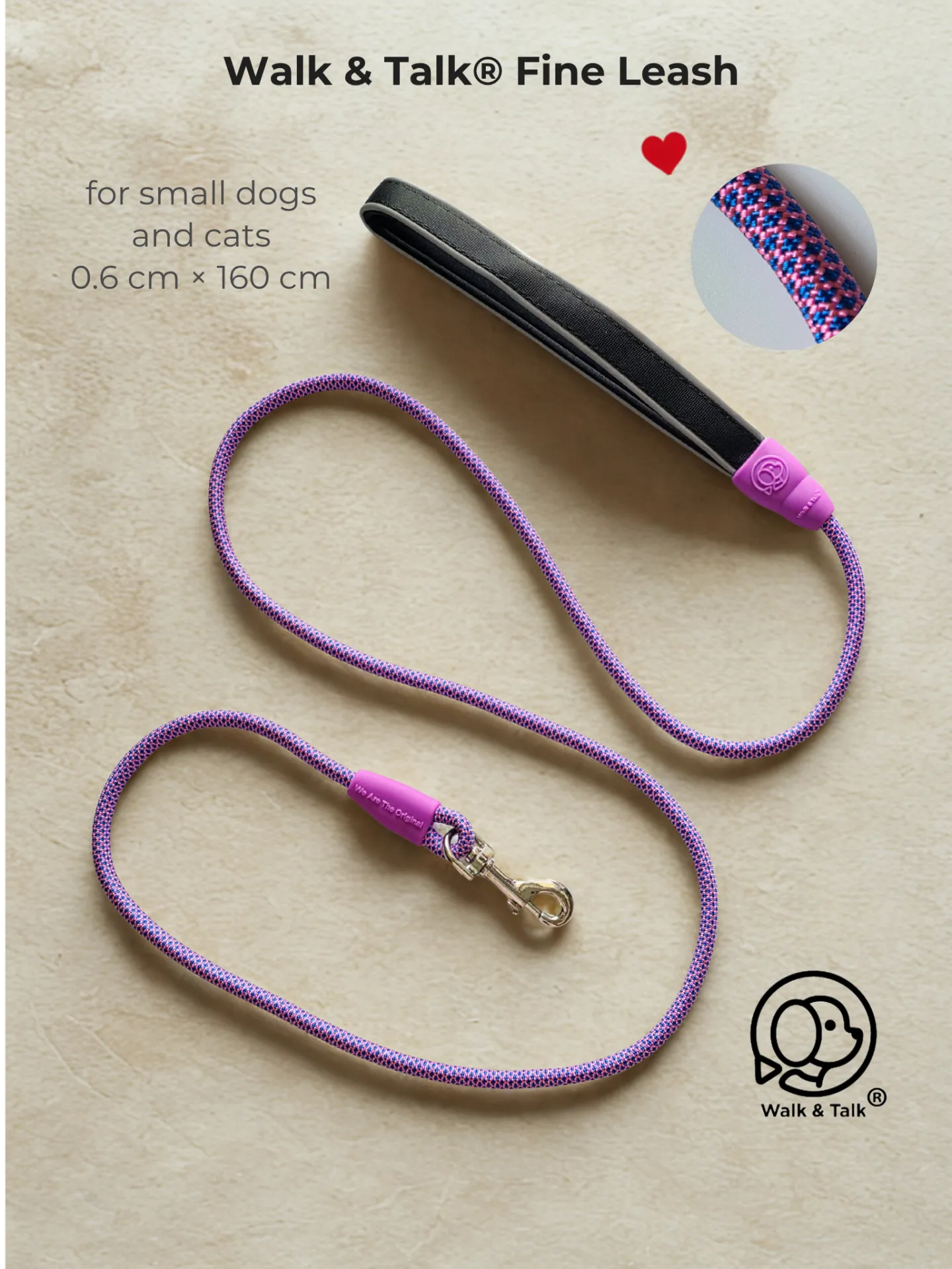 Walk & Talk® | 0.6mm 超輕盈细牵绳