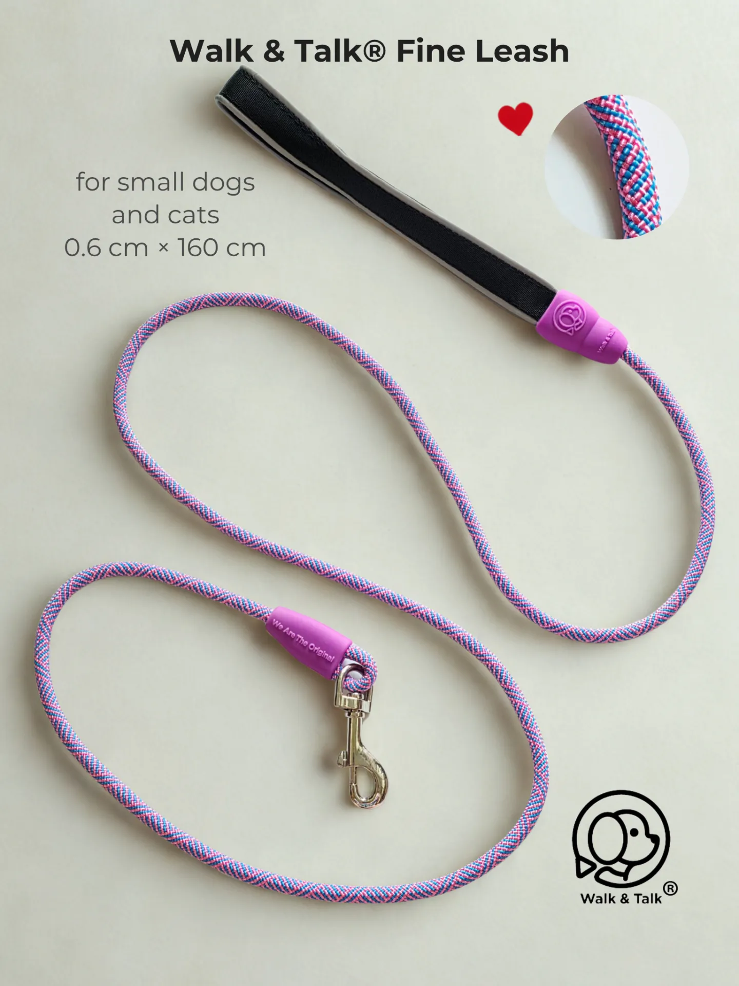 Walk & Talk® | 0.6mm AirLite Fine Leash