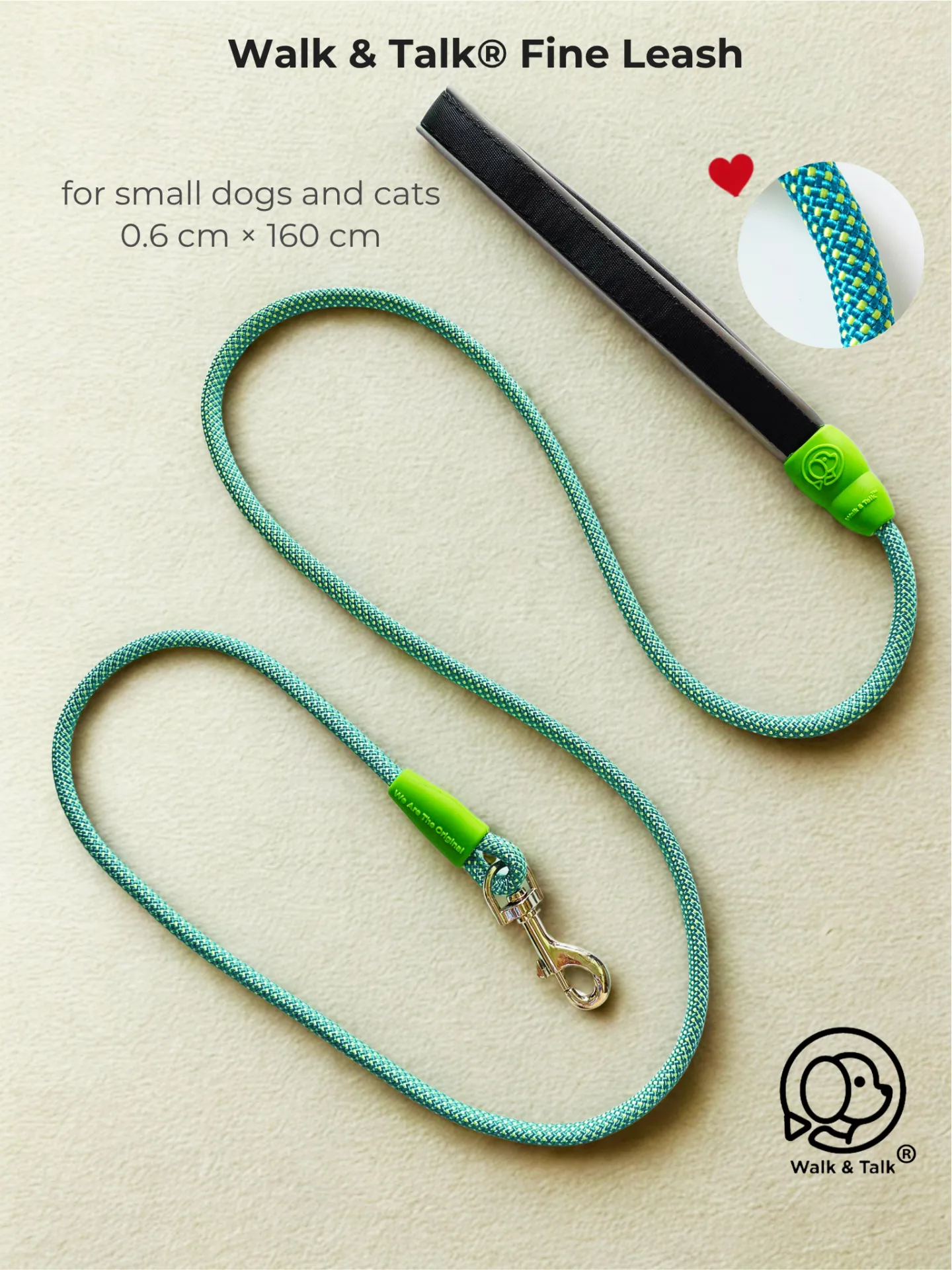 Walk & Talk® | 0.6mm AirLite Fine Leash